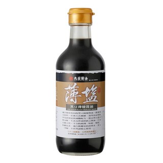 丸莊醬油 黑豆薄鹽醬油 180日天然發酵 不添加防腐劑, 300ml, 1瓶