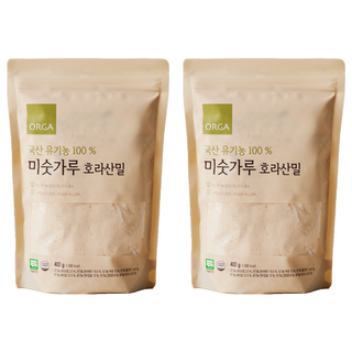 올가홀푸드 유기농 100% 호라산밀 미숫가루, 400g, 2개