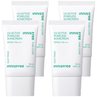 INNISFREE 台灣公司貨 高效UV毛孔隱形防曬霜 SPF50+ PA++++, 50ml, 4條