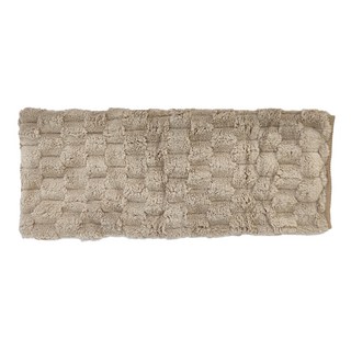 CB JAPAN carari poco格紋系列 超細纖維毛巾 典雅棕 W800 x D300mm, 1條