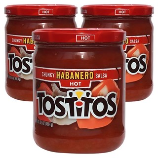 Tostitos Habanero 莎莎醬, 439.4克, 3個