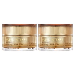 TONYMOLY 蝸牛至尊修護24K金人蔘面霜, 50ml, 2罐