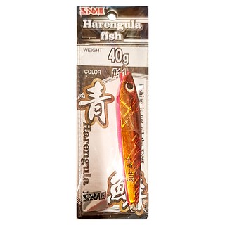 SAME 莎美 青鱗鐵板 40g 路亞 釣魚 擬餌, 紅背金, 1個