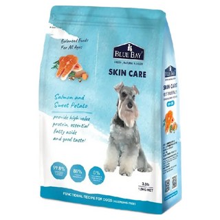 BLUE BAY 倍力 S30舒敏護膚配方 狗飼料 含88%動物性優質蛋白質 添加益生菌, 鮭魚 + 甜薯, 1.5kg, 1袋