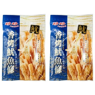 珍珍 香烤魷魚條, 80g, 2包
