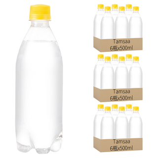Tamsaa Aqua系列 無標籤檸檬風味氣泡水, 500ml, 18瓶
