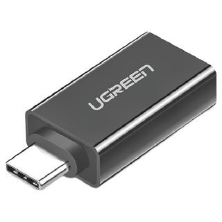 UGREEN 綠聯 USB 3.1 Type-C-USB 3.0高速轉接頭, 28mm, 深邃黑, 1個