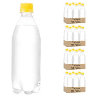 Tamsaa Aqua系列 無標籤檸檬風味氣泡水, 500ml, 24瓶