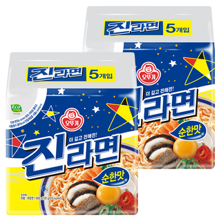 오뚜기 진라면 순한맛 120g, 10개
