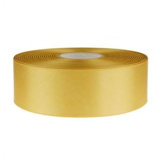 Ribbon Factory 高密度緞面緞帶 20mm, 45m, 金色, 1個