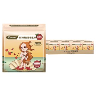Mdmmd. 明洞國際 超涼感蔓越莓系列 新涼感抑菌衛生棉, 夜用加長型 41cm, 5片, 36包