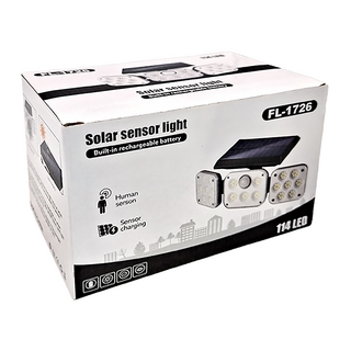 LED太陽能戶外庭院壁燈 L5203 114 LED 人體感應 太陽能充電