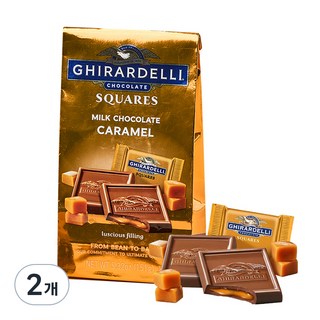 GHIRARDELLI 鷹牌 牛奶巧克力 焦糖, 151g, 2個