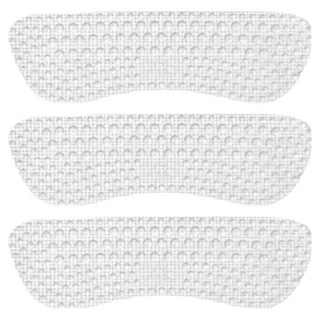 FaSoLa 4D矽膠防磨腳後跟保護貼, 3件組, 9.3 x 3cm, 透明, 1組