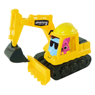 pinkfong 碰碰狐 迷你工程車系列玩具, 黃色, 不適用, 1組