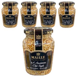 MAILLE 魅雅 老式全麥芥末, 200g, 5罐