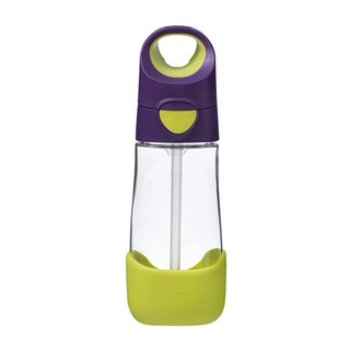 b.box Tritan 隨行水壺 450ml, 適合3-8歲寶寶, 不含BPA, 葡萄紫, 1個