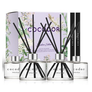 코코도르 퍼퓸 디퓨저, 화이트머스크, 200ml, 4개