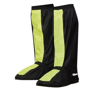 TAHSIN 達新牌 炫光厚底防雨鞋套 高筒男女通用款, 黑色, 1雙