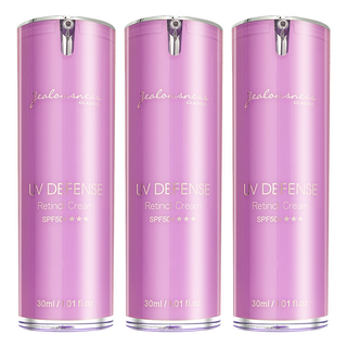 jealousness 婕洛妮絲 鳶尾花A醇防曬素顏霜 SPF50+ 30ml, 3個, 不適用