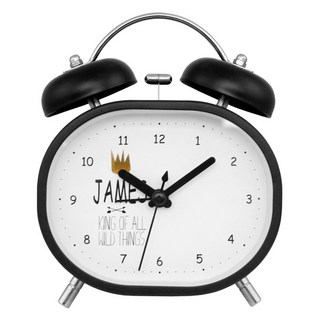 DAZUKI 時尚造型鬧鐘 LA-205 經典款, 黑色, 1個