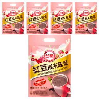 台糖 紅豆紫米藜麥, 奶素, 冷熱皆宜, 25g, 10包, 5袋