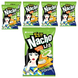 ORION 好麗友 玉米脆片 酸奶油&洋蔥口味, 92g, 6包