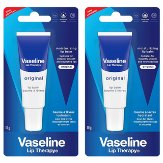 Vaseline 凡士林護唇膏 - 高度滋潤保濕, 經典無香, 10g, 2條