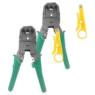TRENY 多功能網線壓線鉗，耐磨，韌性足，耐觸性優良, 2支