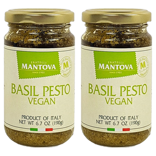 MANTOVA 曼托瓦 羅勒香蒜醬素食主義者, 190g, 2個