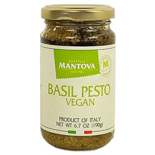 MANTOVA 曼托瓦 素食羅勒青醬, 190g, 1個