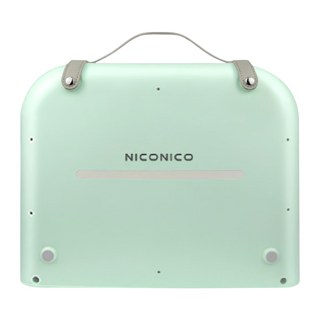 NICONICO 時尚摺疊暖足電暖器 原廠保固, 碧綠, NI-WF1023