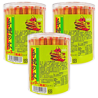 三立手燒木餅 起士, 220g, 3罐