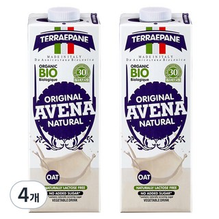 Terra e Pane 燕麥飲, 4個, 1L