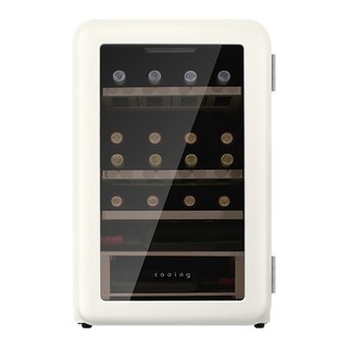쿠잉전자 와인셀러 자가설치 20병, 크림화이트, WC-20WH