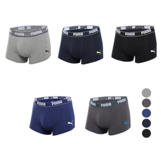 PUMA BODYWEAR 男款彈力棉四角褲 5件組