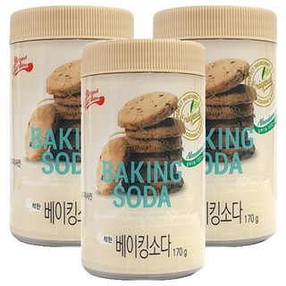 Bread Garden 烘焙用小蘇打粉, 170g, 3罐