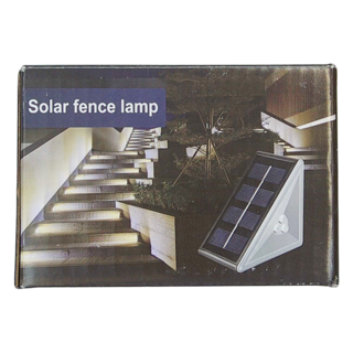 禾統 太陽能階梯燈, 6500K白光, ABS+PC材質, 2入, 1盒