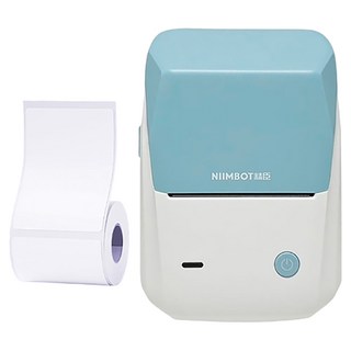 NIIMBOT 標籤機 附標籤紙 B1, 天青色, 1組