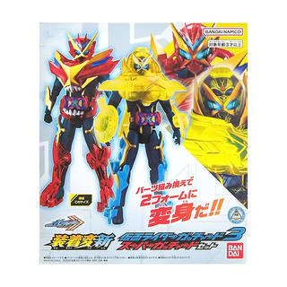 BANDAI 假面騎士GOTCHARD 可動公仔3 超級GOTCHARD BT083814, 1盒