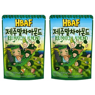 HBAF 杏仁果 濟州抹茶味, 120g, 2包