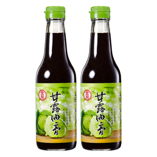 金蘭 甘露油膏, 500ml (550公克), 原料: 釀造生醬油, 2瓶