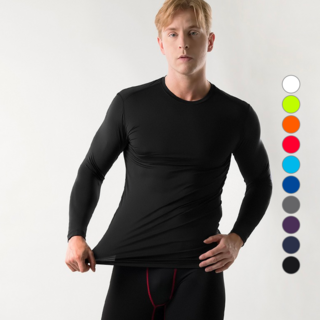 아르메데스 남성용 무지테크핏 언더레이어 긴팔 AR-52
