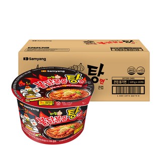 Buldak 碗裝火辣雞肉風味湯麵 120g, 16入