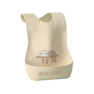 JOYMULTI 嬰兒動物印花一次性圍兜, 樹懶, 20張, 2包