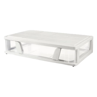 抽屜式床底收納箱, 優質PP材質, 居家辦公適用, 01, 1個