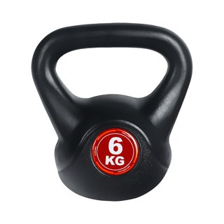 EGOJIN 壺鈴, 黑色, 6kg, 1個