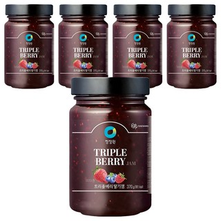 清淨園 三重綜合莓果醬, 370g, 5罐