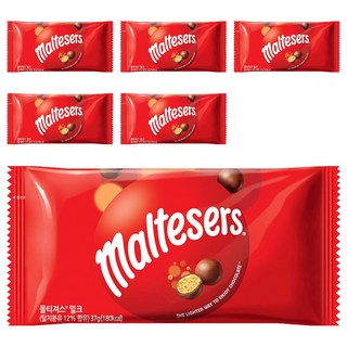 maltesers 麥提莎 牛奶巧克力球, 6包, 袋裝, 37g