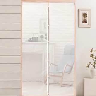 ALTTEURI 磁吸防蚊門簾, 米色